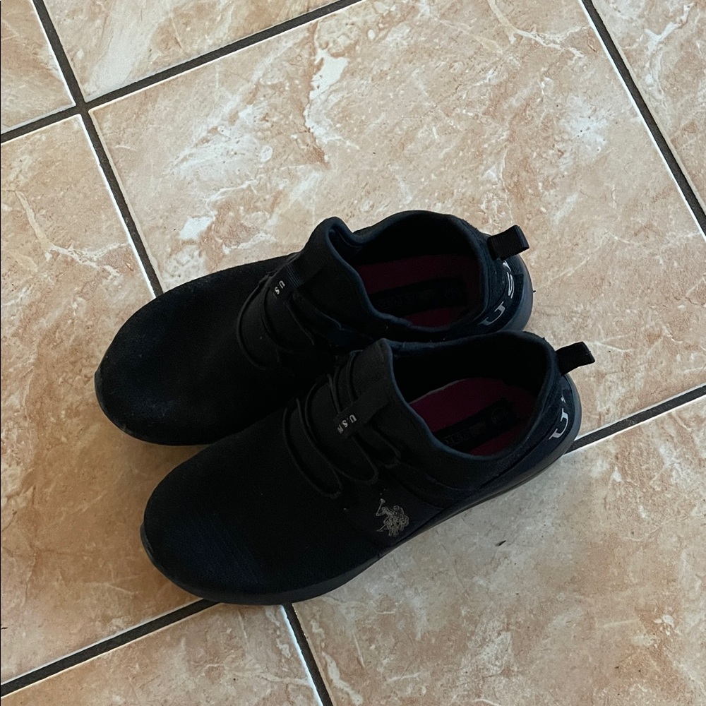U.S. Polo Assn. Black Athletic Shoes